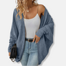 Damesvest – Oversized Pasvorm – Open Voorzijde – Batwing Mouwen – Zacht Breisel
