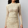 Gianna Long Sleeves Diamond Mini Dress