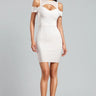 Jacqueline Sleeveless Hollow Out Bandage Mini Dress