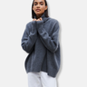 Dames Trui - Fijn Gebreid - Oversized - Coltrui - Lange Mouwen