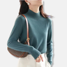 Dames Trui – Slim Fit – Lichtgewicht Breisel – Colkraag – Geribde Boorden