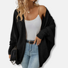 Damesvest – Oversized Pasvorm – Open Voorzijde – Batwing Mouwen – Zacht Breisel