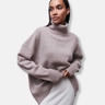 Dames Trui - Fijn Gebreid - Oversized - Coltrui - Lange Mouwen