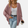Damesvest – Oversized Pasvorm – Open Voorzijde – Batwing Mouwen – Zacht Breisel