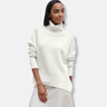 Dames Trui - Fijn Gebreid - Oversized - Coltrui - Lange Mouwen