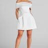 Trese White One Shoulder Mini Dress
