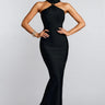 Onofrio Halterneck Bandage Maxi Dress