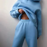 Dames Joggingpak – Fleece – Oversized Pasvorm – Zachte Lounge Set