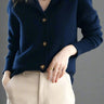 Dames Cardigan - Pluche - Relaxte Pasvorm - Opstaande Hals - Lange Mouwen
