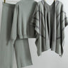 Dames Trui – Gebreid – Oversized Pasvorm – Turtleneck – Lange Mouwen – Ribboorden