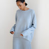 Dames Sweatshirt – Oversized Relaxed Fit – Zachte Knit – Ronde Hals – Geribde Boorden