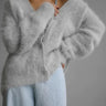 Dames Vest – Oversized Pasvorm – Zachte Gebreide Stof – V-hals Met Knopen