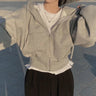 Dames Hoodie – Oversized Pasvorm – Fleece – Rits – Capuchon – Buikzak – Casual